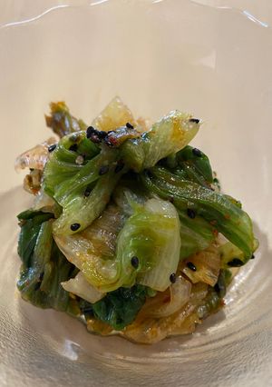 レタスの絞り漬け-レシピのメイン写真