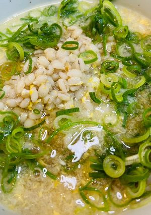 100%もち麦プチプチ食感の雑炊-レシピのメイン写真
