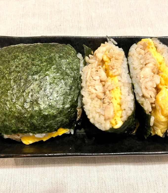 ササミとたまごの高タンパクおにぎらず-レシピのメイン写真