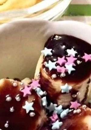 超簡単時短１分節約おやつ☆チョコバナナ-レシピのメイン写真