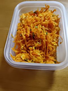【めんつゆで】にんじんしりしり-レシピのメイン写真