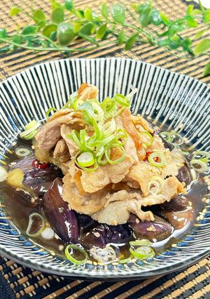 作りおきに最高★豚肉と茄子の極上旨ポン浸し-レシピのメイン写真