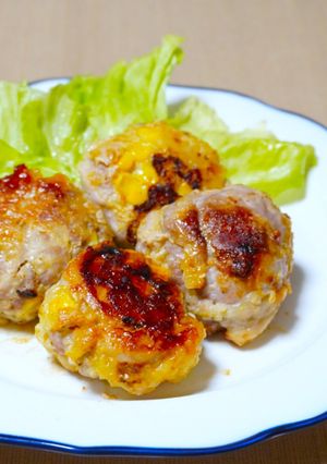 豚こま肉とアルファ化米のまるでハンバーグ-レシピのメイン写真