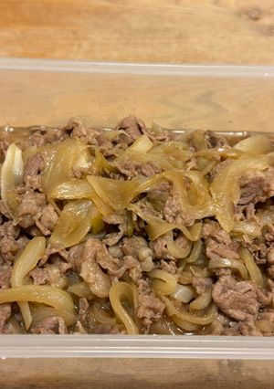 牛肉と玉ねぎの甘辛しぐれ煮-レシピのメイン写真