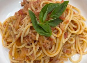 簡単シンプル！ツナ缶トマトソースパスタ-レシピのメイン写真