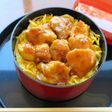 【 鶏もも肉の生姜焼きと錦糸卵の2色丼〗