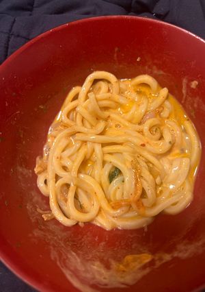 キムチうどんスパ-レシピのメイン写真