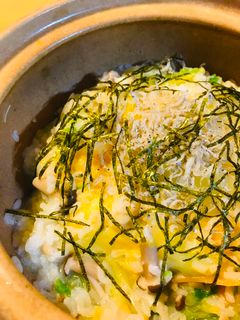 ちりめん&鍋野菜の雑炊-レシピのメイン写真