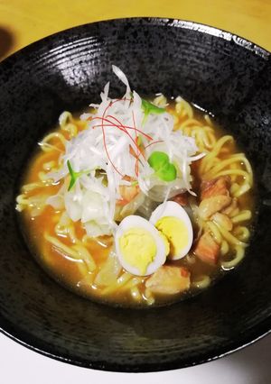 栄養士の卵☆お酢でさっぱりみそラーメン-レシピのメイン写真