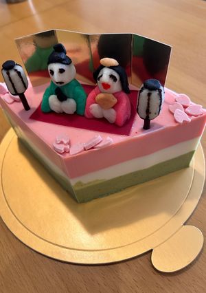 卵不使用ひな祭りケーキ-レシピのメイン写真