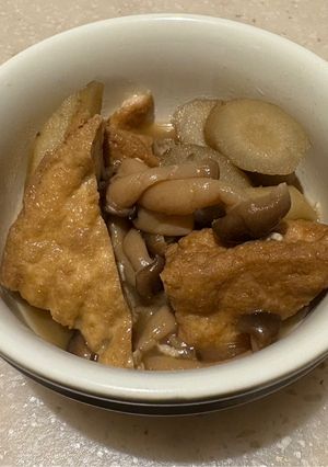 絹揚げとごぼうの煮物-レシピのメイン写真