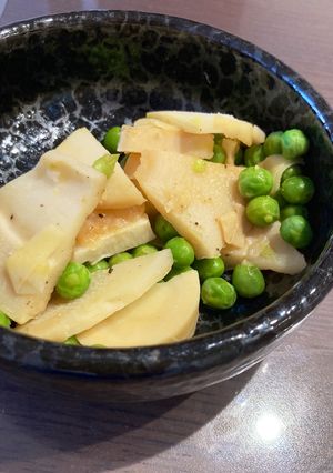 グリンピースと筍のバター醤油炒め-レシピのメイン写真