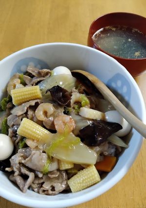 普通の 中華丼-レシピのメイン写真