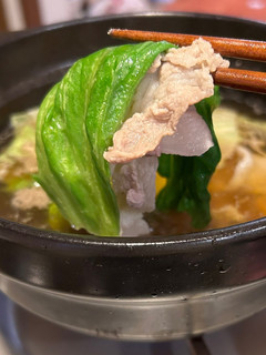 お出汁のレタスしゃぶしゃぶ🥬-レシピのメイン写真