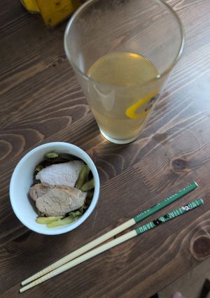 おつまみに最適。塩豚と青菜のグリル焼き-レシピのメイン写真
