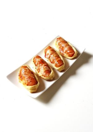 油揚げdeひとくちウインナーパイ-レシピのメイン写真