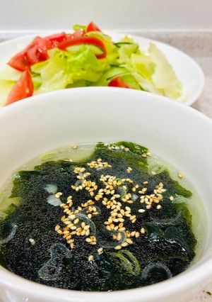 簡単美味しい中華風ワカメスープ♪-レシピのメイン写真