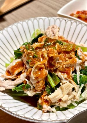 レンジで旨辛豚蒸し-レシピのメイン写真