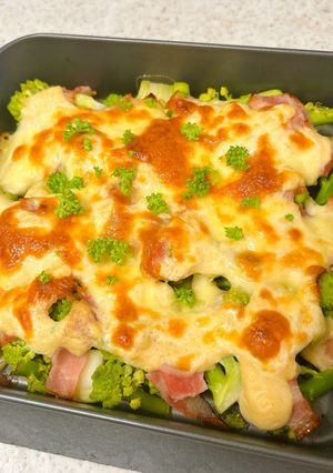 ロマネスコの豆腐クリームグラタン-レシピのメイン写真