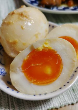味噌バタガーリック味玉※簡単副菜お弁当-レシピのメイン写真
