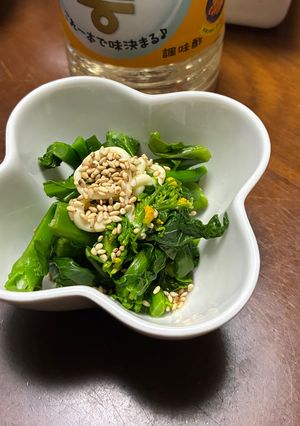 アスパラ菜の簡単酢マヨ-レシピのメイン写真