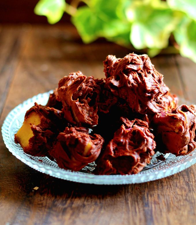 さつまいもグラッセのチョコまみれ by kenchico(岩井ちさと