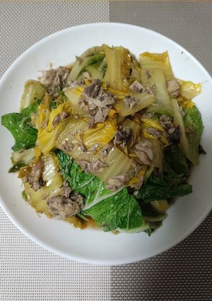 サバの水煮と白菜煮-レシピのメイン写真