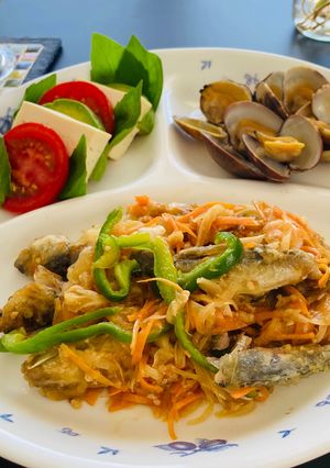 フライパン🍳1つ！　美肌薬膳♡小鯵の南蛮漬け🐟-レシピのメイン写真