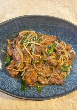 鶏のレバニラ炒めもやし入り-レシピのメイン写真