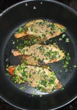 鮭マヨネーズ炒め焼き♪簡単-レシピのメイン写真
