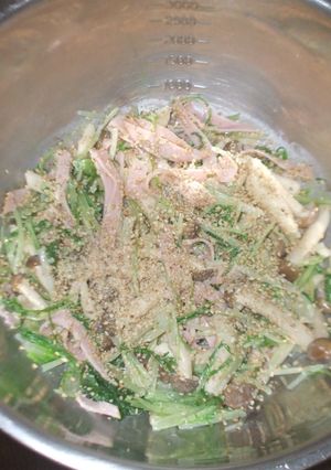水菜胡麻マヨネーズ和え♪簡単-レシピのメイン写真