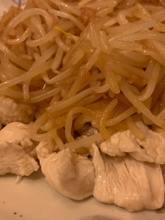 梅味もやしと茹で鶏-レシピのメイン写真