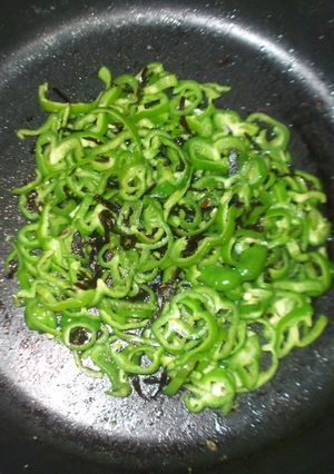 ピーマン塩昆布炒め♪簡単-レシピのメイン写真
