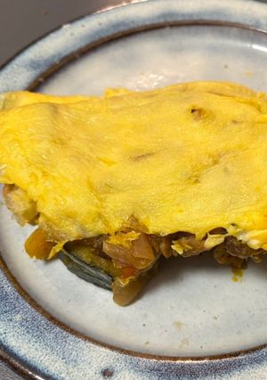 かぼちゃとゴロゴロ野菜のオムレツ風-レシピのメイン写真