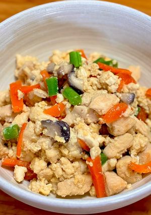 簡単！ヘルシー！炒り豆腐-レシピのメイン写真