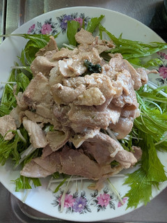 簡単★焼きしゃぶ水菜サラダ-レシピのメイン写真