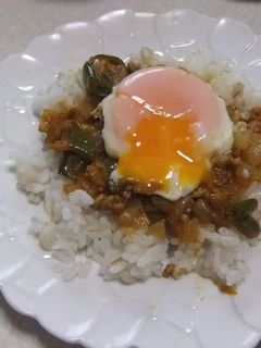 #油揚げでダマシめし〜キーマカレー-レシピのメイン写真