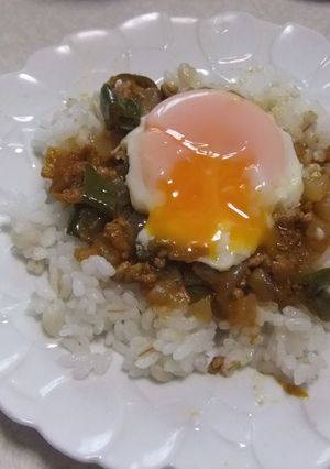 #油揚げでダマシめし〜キーマカレー-レシピのメイン写真