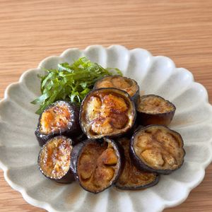 【楽めし】茄子のトロうま照り焼き