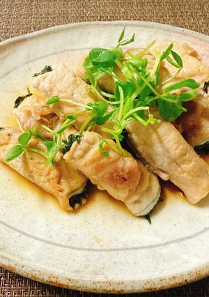 豚しゃぶ肉の大葉みょうが巻き-レシピのメイン写真
