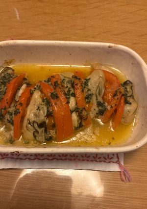 トマトと牡蠣のガーリック焼き-レシピのメイン写真