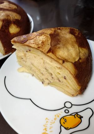 さつまいもミルフィーユ炊飯器パンケーキ-レシピのメイン写真