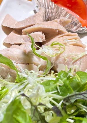 鶏むね肉を使ったおいしい鶏ハムの作り方-レシピのメイン写真