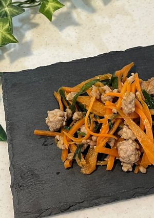 ひき肉の味噌野菜炒め-レシピのメイン写真