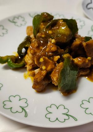 夕飯に！国産鶏モモ肉とピーマンのカレーソテー-レシピのメイン写真