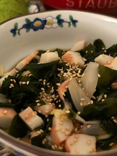 かにかま・わかめ・らっきょうの酢の物-レシピのメイン写真