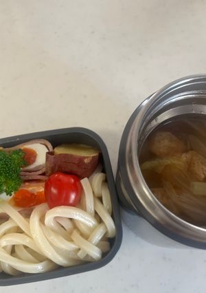 息子弁当135うどん-レシピのメイン写真