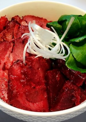 叉焼丼「火焔丼」ビーツ・紹興酒・十三香-レシピのメイン写真