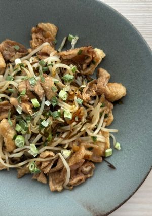 もやしと塩昆布のおつまみ鶏皮ポン酢-レシピのメイン写真