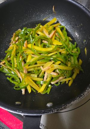 簡単ピーマンカレー炒め-レシピのメイン写真